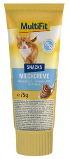MultiFit Gustare pentru pisici, cremă de lapte 75 g