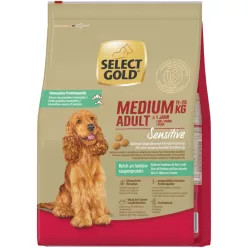  Select Gold Sensitive Medium Hrană uscată pentru câini bogată in viermi de mătase 4 kg