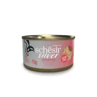 Schesir Silver Hrană umedă completă pentru pisici senioare cu pui și rață 70 g