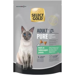   Select Gold Pure Hrană uscată pentru pisici adulte bogată in viermi de mătase 300 g
