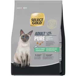   Select Gold Pure Hrană uscată pentru pisici adulte bogată in viermi de mătase 2,5 kg