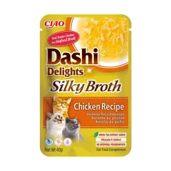   Ciao Dashi Delights Silky Broth Hrană umedă complementară pentru pisici cu pui 40 g