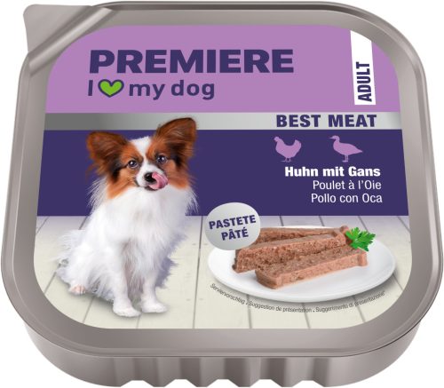 Premiere Best Meat Hrană umedă pentru câini adulți, cu pui și gâscă 100 g