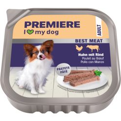   Premiere Best Meat Hrană umedă pentru câini adulți, cu pui și vită 100 g