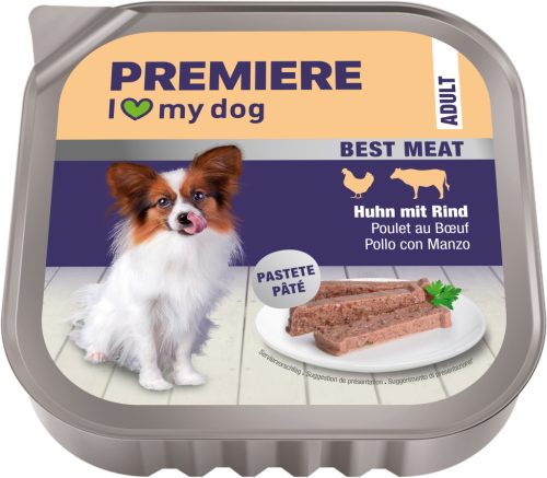 Premiere Best Meat Hrană umedă pentru câini adulți, cu pui și vită 100 g