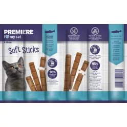   Premiere Sticks Recompense pentru pisici cu somon și păstrăv 6x6 g