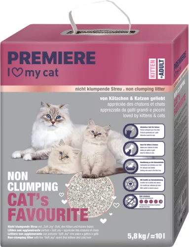 Premiere Cat's Favourite Așternut non-aglomerant pentru pisici 5,8 kg