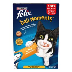   Felix Deli Moments Recompense lichide pentru pisici cu pui 4x10 g