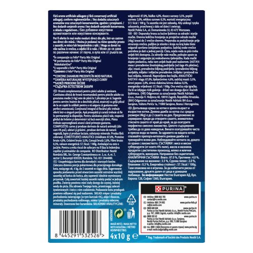 Felix Deli Moments Recompense lichide pentru pisici cu pui 4x10 g