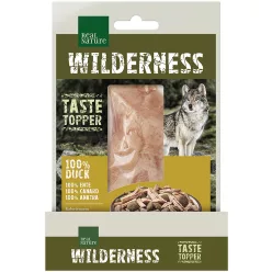   Real Nature Wilderness Topping pentru câini cu file de rață 60 g
