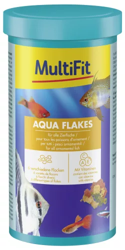 MultiFit Aqua Flakes Hrană completă pentru pești ornamentali 250 ml