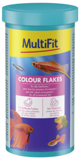 MultiFit Colour Flakes Hrană completă pentru pești ornamentali 250 ml
