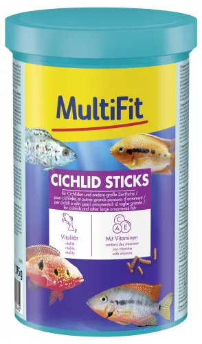 MultiFit Cichlid Sticks Hrană completă pentru pești ornamentali 1 l (375 g)