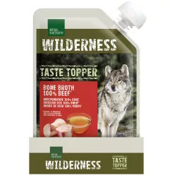   Real Nature Wilderness Topping pentru câini cu supă de oase de vită 200 g