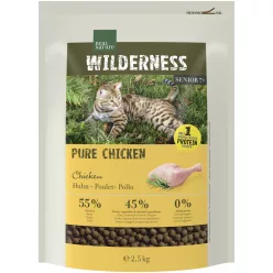   Real Nature Wilderness Hrană uscată pentru pisici senior cu pui 2,5 kg