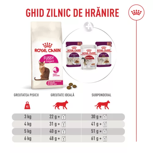 Royal Canin Fussy Exigent Hrană uscată pentru pisici adulte 4 kg
