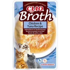 Churu Ciao Broth pentru pisici cu pui și ton 40 g