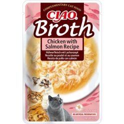 Churu Ciao Broth pentru pisici cu pui și somon 40 g