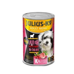   Julius K9 Hrană umedă pentru câini adulți cu miel și măceșe 1,24 kg