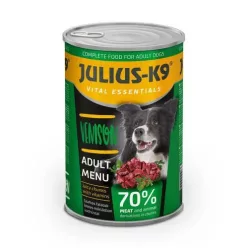   Julius K9 Hrană umedă pentru câini adulți cu cerb 1,23 kg