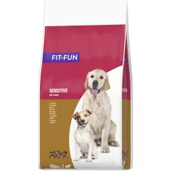   Fit+Fun Sensitive Hrană uscată pentru câini adulți cu miel 10 kg