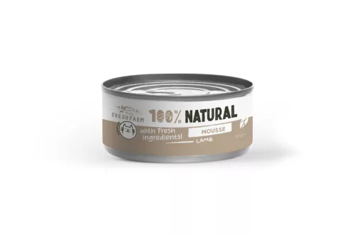 Fresh Farm Hrană umedă pentru pisici adulte cu miel 85 g