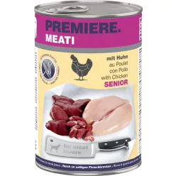   Premiere Meati Hrană umedă pentru câini senior, cu pui 400 g
