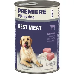   Premiere Best Meat Hrană umedă pentru câini adulți, cu vițel 400 g
