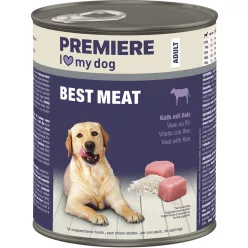   Premiere Best Meat Hrană umedă pentru câini adulți, cu vițel 800 g