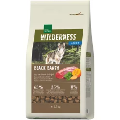   Real Nature Wilderness Hrană uscată pentru câini adulți, cu vită, struț și bivol 2,5 kg