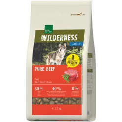   Real Nature Wilderness Hrană uscată pentru câini adulți, cu vită 2,5 kg