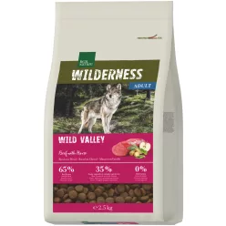   Real Nature Wilderness Hrană uscată pentru câini adulți, cu vită și cal 2,5 kg