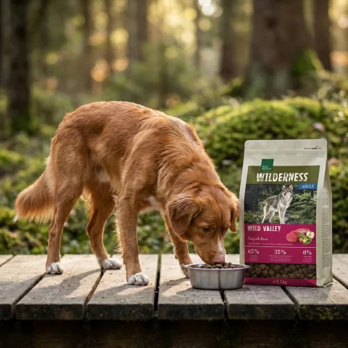 Real Nature Wilderness Hrană uscată pentru câini adulți, cu vită și cal 2,5 kg