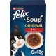 Felix Soup Farm Selection Hrană umedă pentru pisici 6x48 g