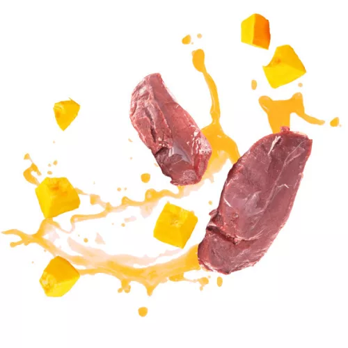 Delickcious Fâșii cu rață și dovleac în supă cremă 85 g