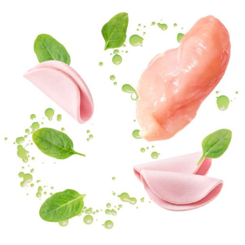 Delickcious Supă de pui cu șuncă și aromă de spanac 80 g