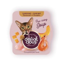   Delickcious Supă de sardine cu creveți și aromă de dovleac 80 g