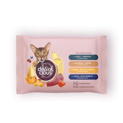   Delickcious Fășii cu somon și brânză 2x85 g & Fășii cu rață și dovleac 2x80 g