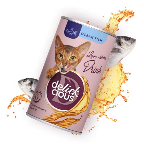 Delickcious Băutură cu pește oceanic 140 g