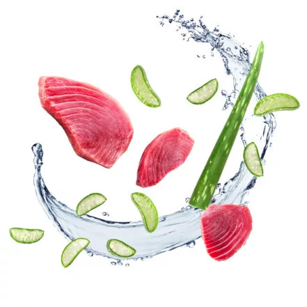 Delickcious Creamy Snack cu ton și aloe vera 4x15 g