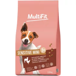   MultiFit Sensitive Mini Hrană uscată pentru câini adulți cu miel și orez 2,5 kg