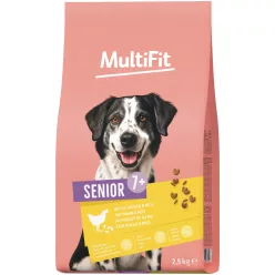   MultiFit Hrană uscată pentru câini seniori cu pui și orez 2,5 kg