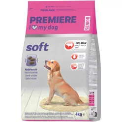   Premiere Soft Hrană uscată pentru câini seniori cu vită 4 kg