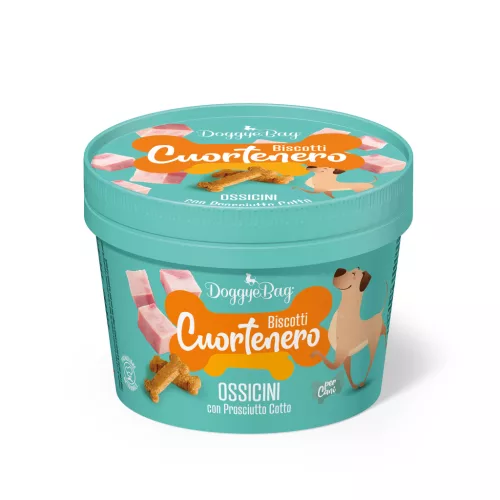 DoggyeBag Cuortenero Recompense pentru câini adulți cu șuncă 150 g