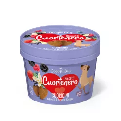  DoggyeBag Cuortenero Recompense pentru câini adulți cu fructe de pădure și vanilie 150 g