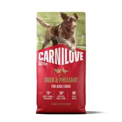   Carnilove Active Hrană uscată pentru câini adulți, cu rață și fazan 4 kg