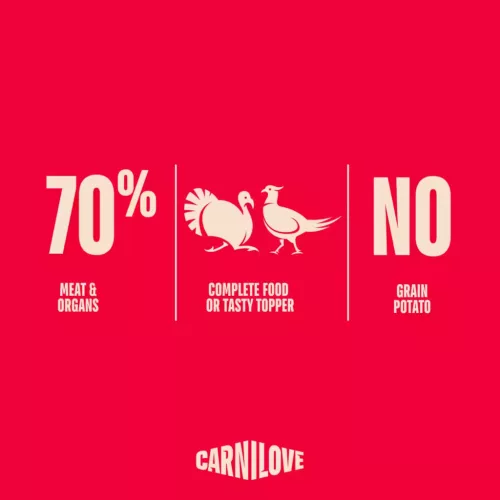 Carnilove Hrană umedă pentru câini adulți, cu curcan și fazan 300 g