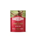 Carnilove Hrană umedă pentru câini adulți, cu curcan și rață 300 g