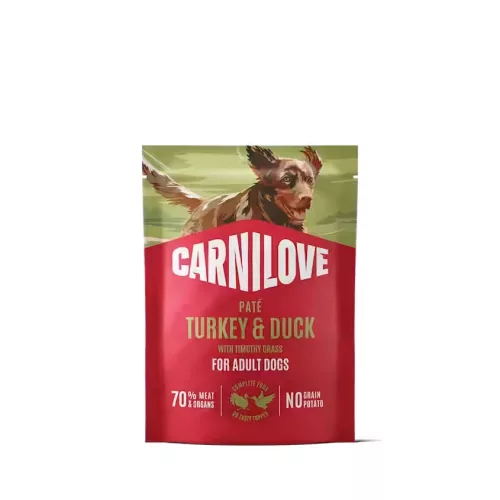 Carnilove Hrană umedă pentru câini adulți, cu curcan și rață 300 g