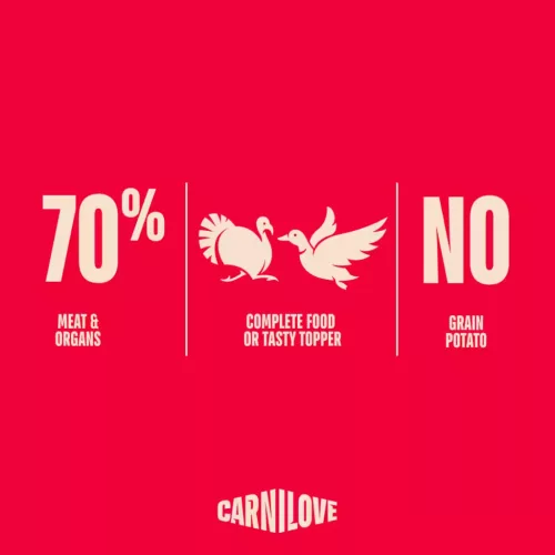 Carnilove Hrană umedă pentru câini adulți, cu curcan și rață 300 g